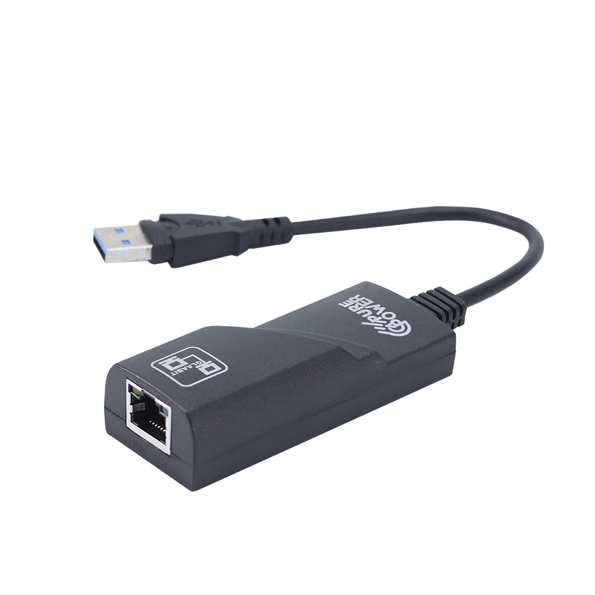 Adaptador Ethernet USB 3.0 Para LAN 10/100/1000Mbps, Pure Power, PP-ADP-001