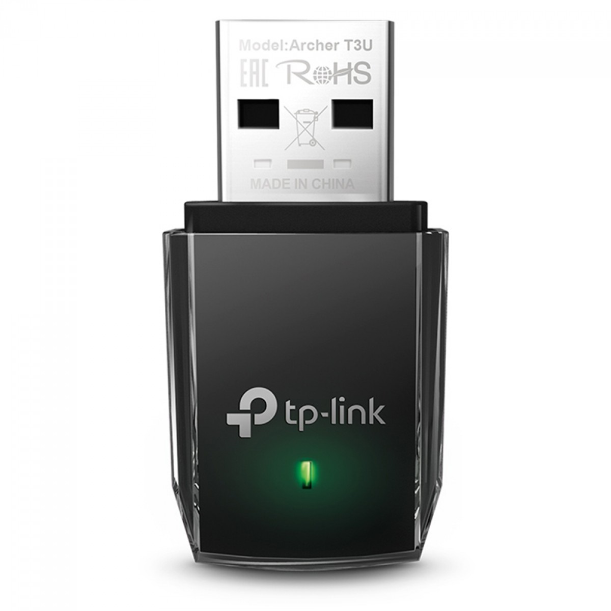 Adaptador Wireless TP-Link Mini USB, Dual Band, 2.4/5Ghz, 867Mbps, Archer T3U MU-MIMO AC1300
