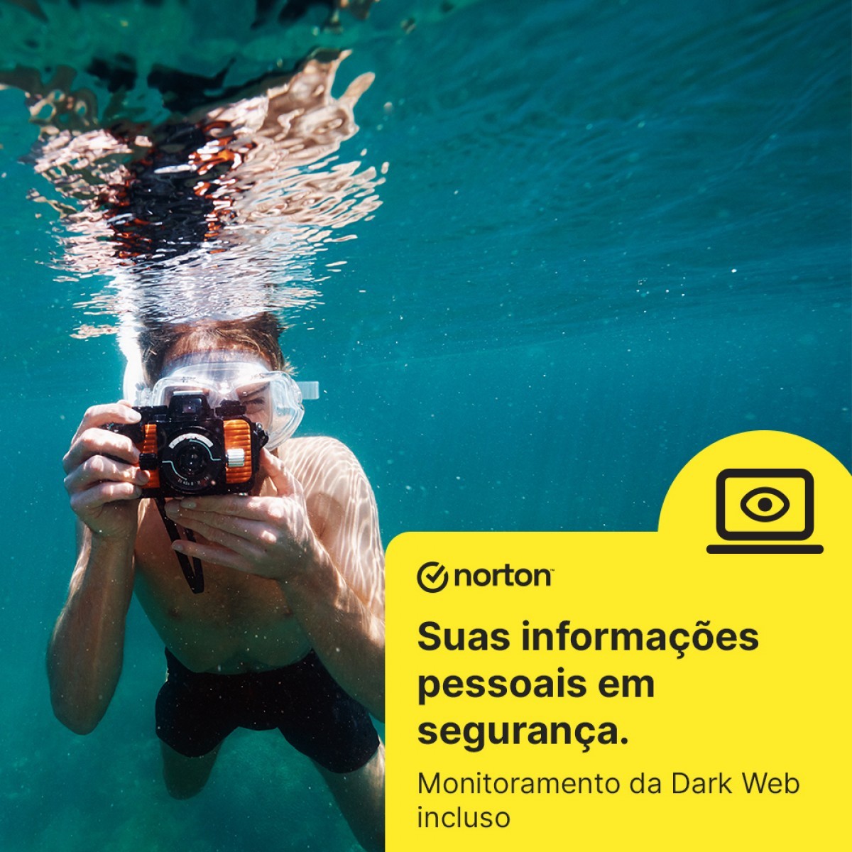 Antivírus Norton 360 Advanced, 10 Dispositivos, 12 Meses, Digital para Download, 21447601