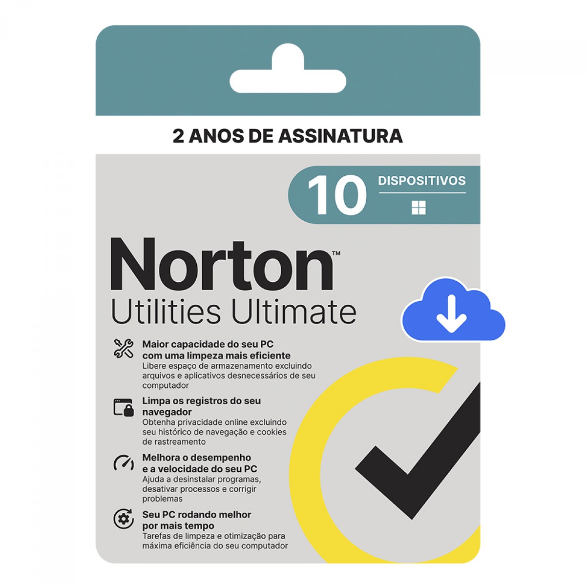 Norton Utilities Ultimate, 10 Dispositivos, 24 Meses, Digital para Download, 21430281