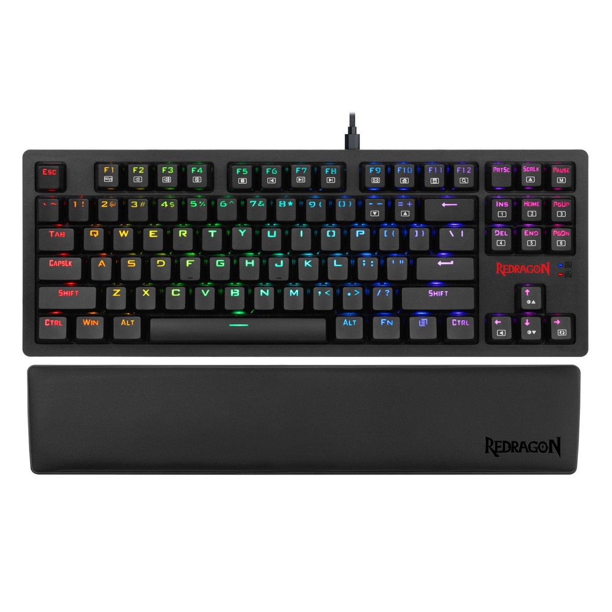 Apoio De Pulso Para Teclado Redragon Meteor, Pequeno, 289X73X20mm, Black, P035