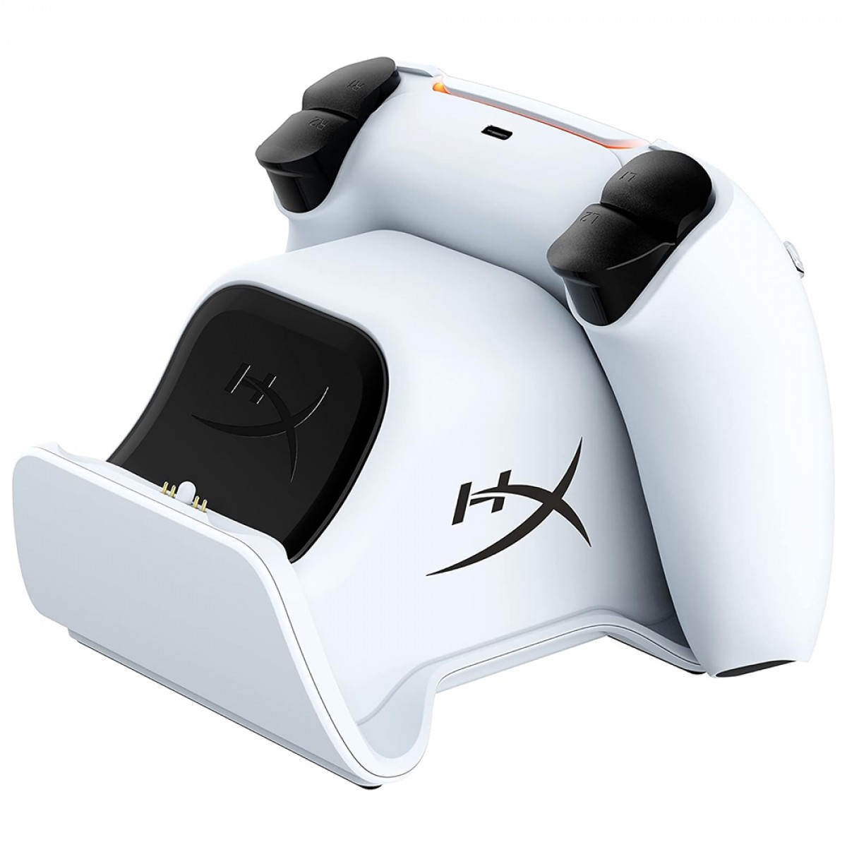 Base de Carregamento HyperX ChargePlay Duo, Para Controles Dualsense de PS5, Branco, 51P68AA