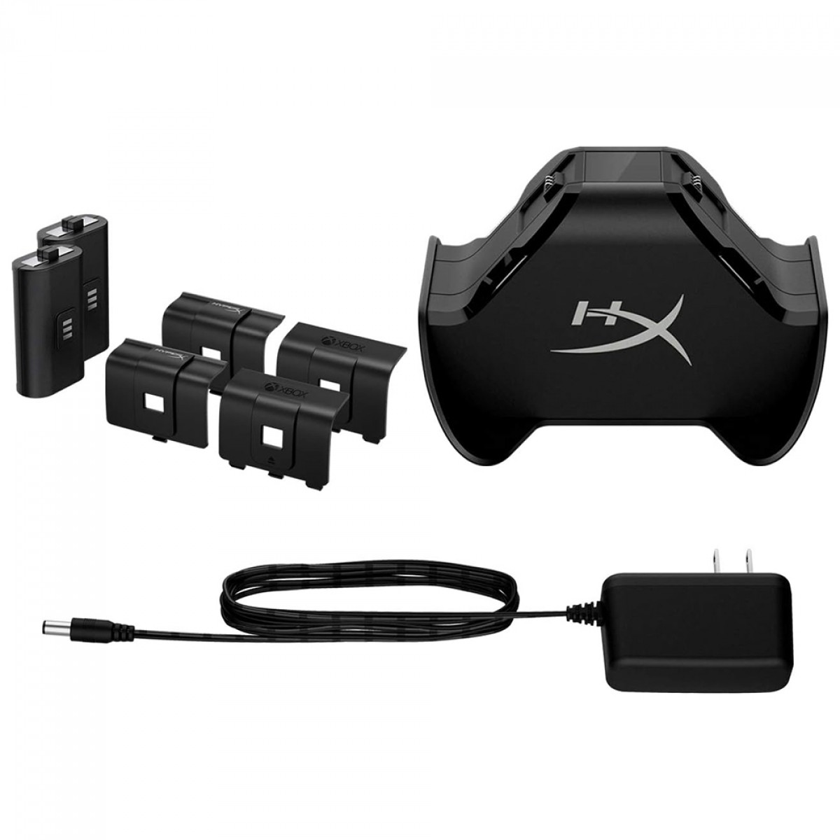 Base de Carregamento HyperX ChargePlay Duo, Para Controles Xbox, Preto, 4P5M6AM