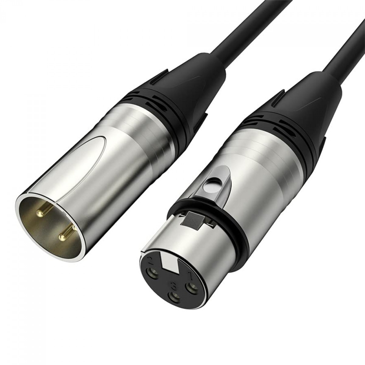 Cabo de microfone XLR Maono XLR-180, Preto