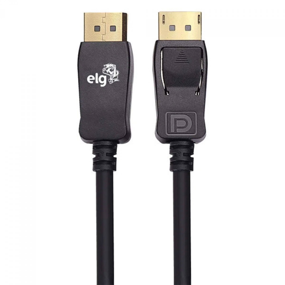 Cabo DisplayPort 1.4 ELG, 8K, 2m, Preto, DP1420