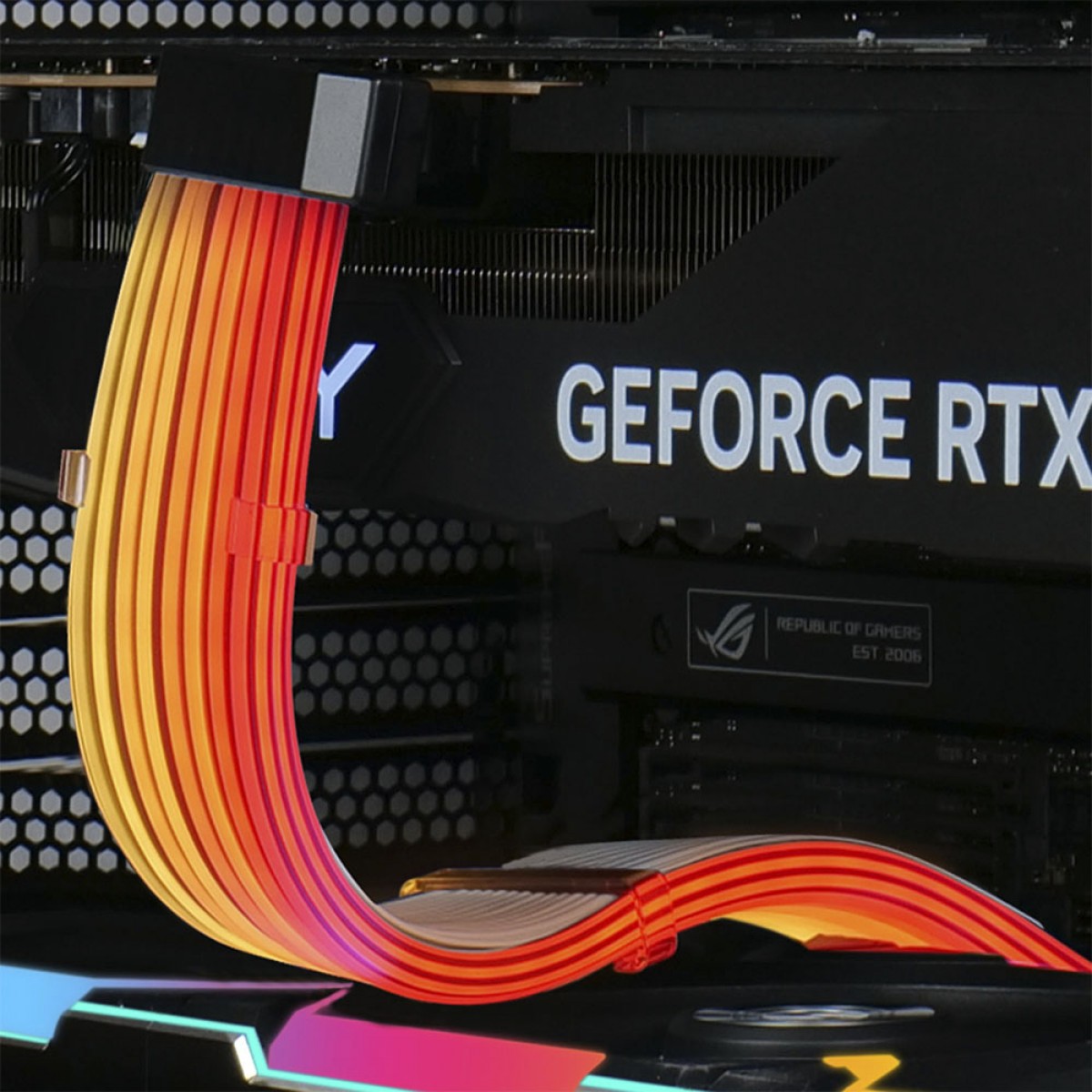 Cabo Extensor GPU Lian Li Strimer Wireless, ARGB, 12+4 Pinos, PW16-81W