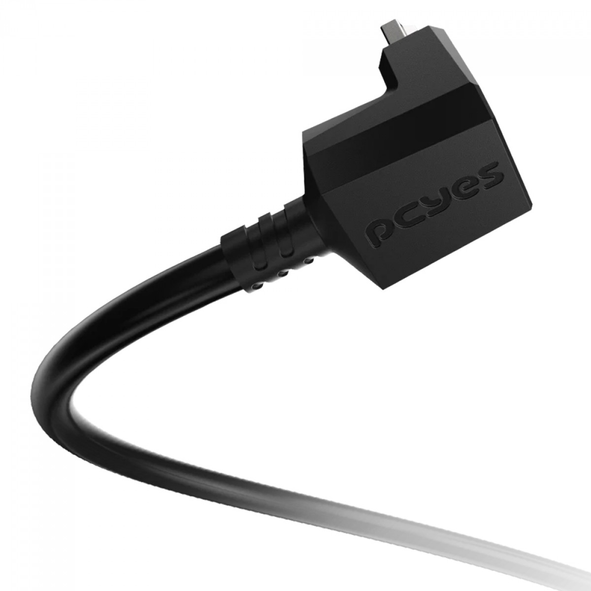 Cabo HDMI 2.0 PCYes, 4K 60Hz, 3D, Com Conector 90º Vertical, 2 Metros, PH20-2V-B