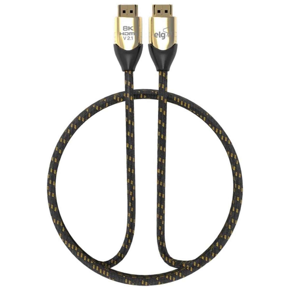Cabo HDMI 2.1 ELG, 2m, 8K High Speed, 3D Ready, Preto, HS8K20