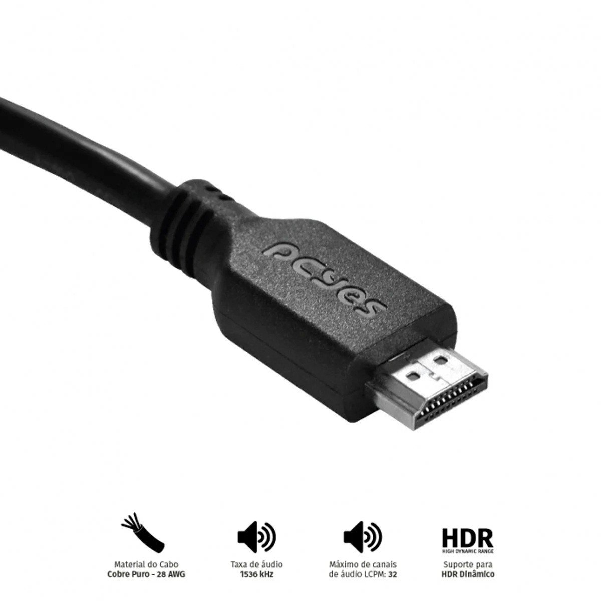 Cabo HDMI Ultra High Speed 2.1 PCYes, 1m, PHM21-1