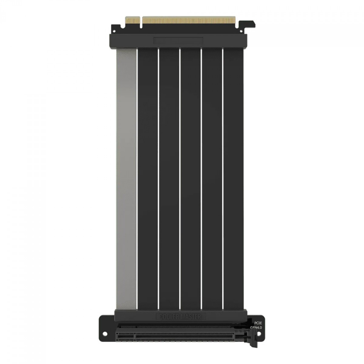 Cabo Riser Cooler Master, PCIe 4.0 x16, 200mm V2, Preto, MCA-U002R-KPCI40-200
