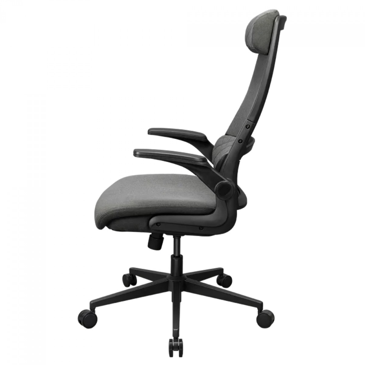 Cadeira Cougar Stryder, Ergonômica, Tecido, Cinza, CGR-STD-GRB