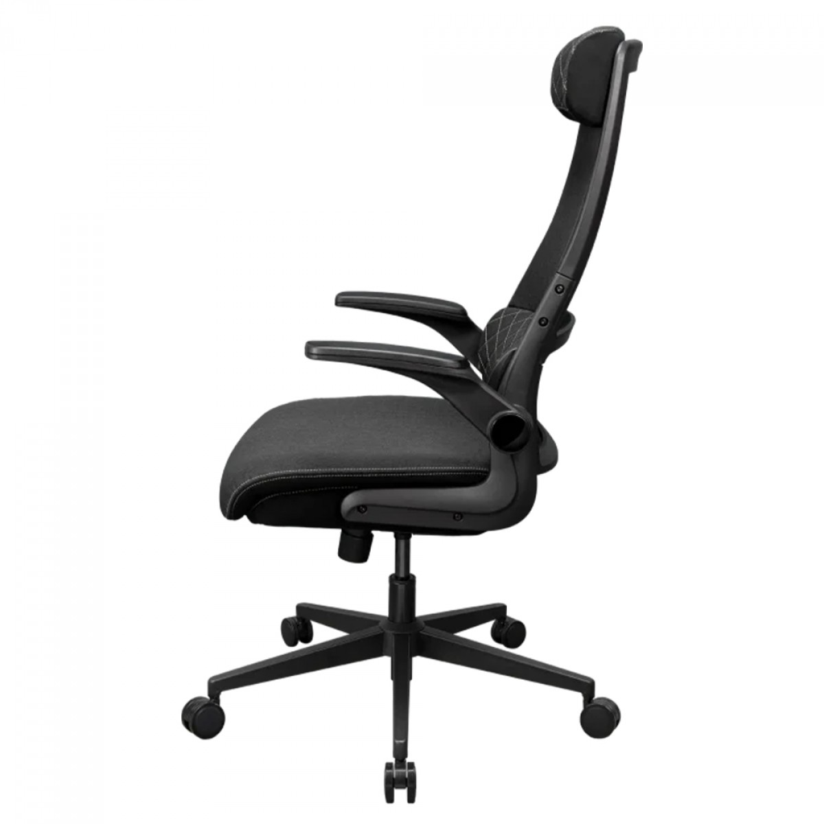 Cadeira Cougar Stryder, Ergonômica, Tecido, Preta, CGR-STD-BLB