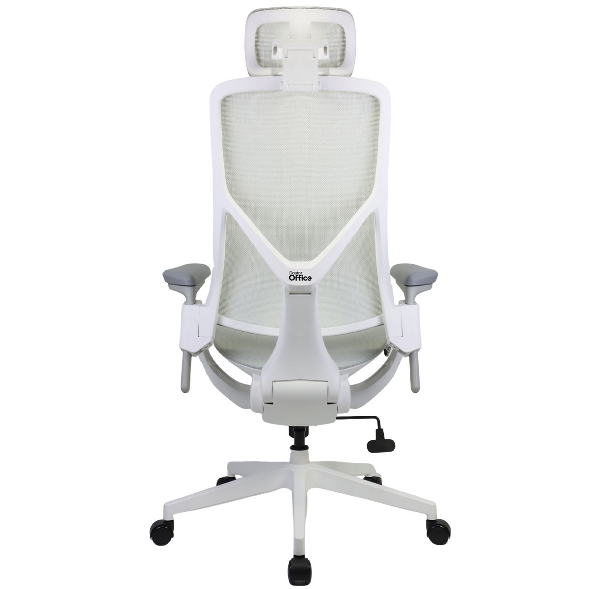 Cadeira de Escritório Dr. Office Adapt, Ajustável, Mesh, 3D, Reclinável, Branca, DR-CH-ADR4DWF