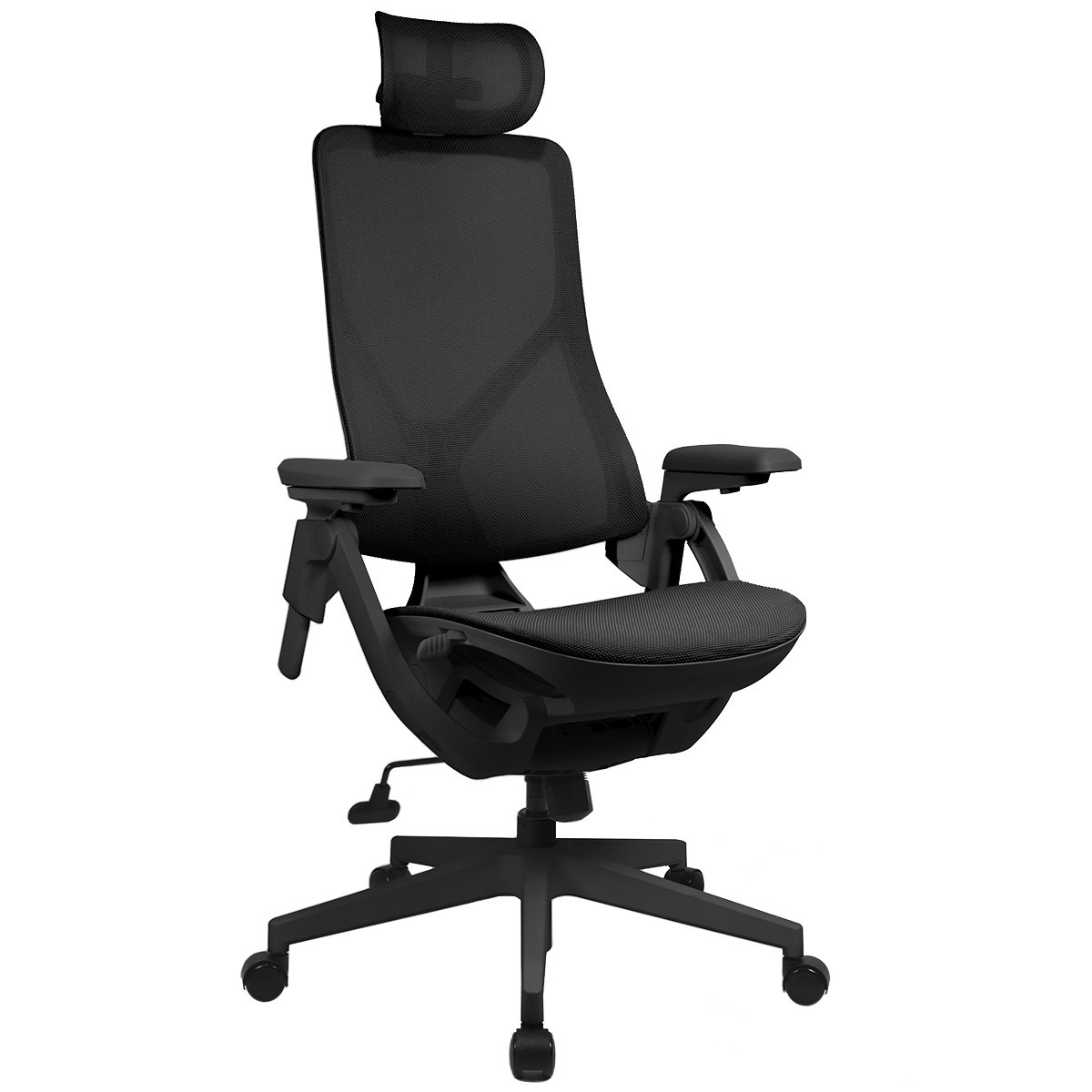 Cadeira de Escritório Dr. Office Adapt, Ajustável, Mesh, 3D, Reclinável, Preta, DR-CH-ADR4DBF