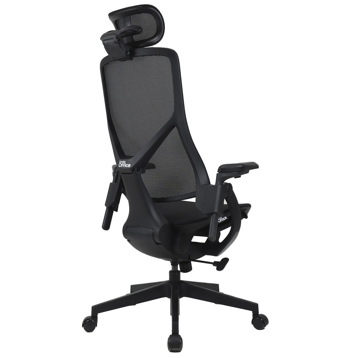 Cadeira de Escritório Dr. Office Adapt, Ajustável, Mesh, 3D, Reclinável, Preta, DR-CH-ADR4DBF