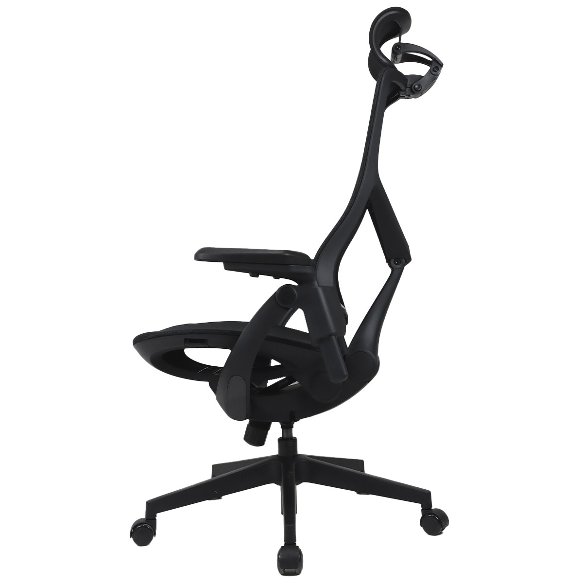 Cadeira de Escritório Dr. Office Adapt, Ajustável, Mesh, 3D, Reclinável, Preta, DR-CH-ADR4DBF