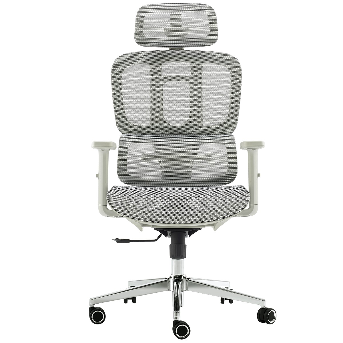 Cadeira de Escritório Dr. Office Business, Mesh, 2D, Ajustável, Suporta até 120kg, Cinza, DR-CH-BNN2DGF