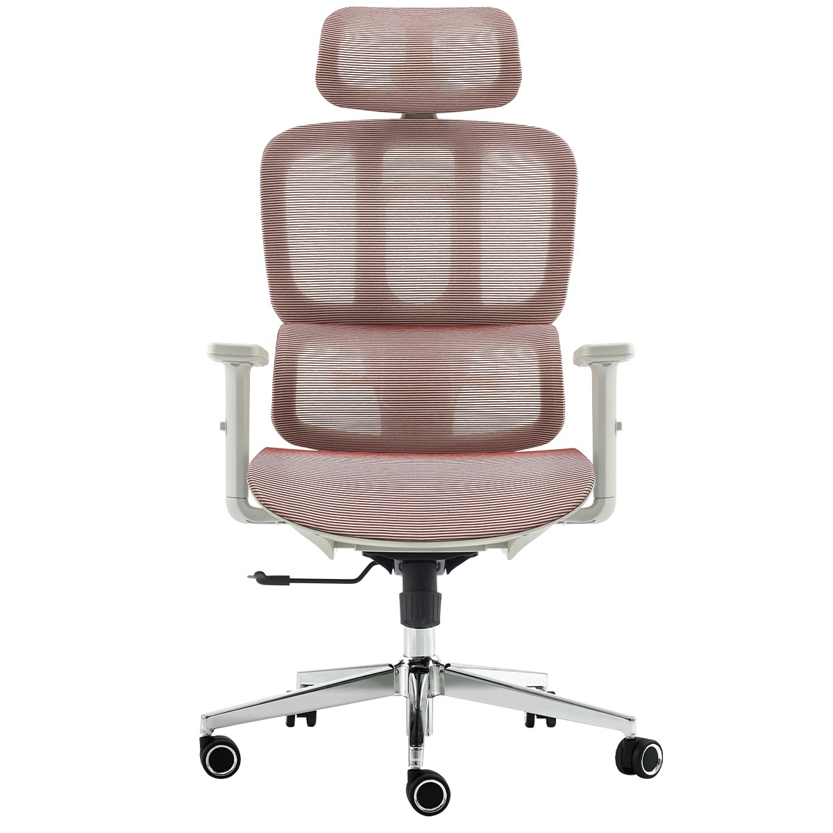 Cadeira de Escritório Dr. Office Business, Mesh, 2D, Ajustável, Suporta até 120kg, Rosa Antigo, DR-CH-BNN2DPF