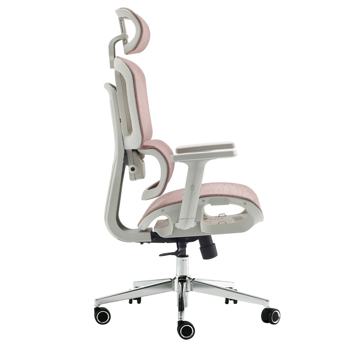 Cadeira de Escritório Dr. Office Business, Mesh, 2D, Ajustável, Suporta até 120kg, Rosa Antigo, DR-CH-BNN2DPF