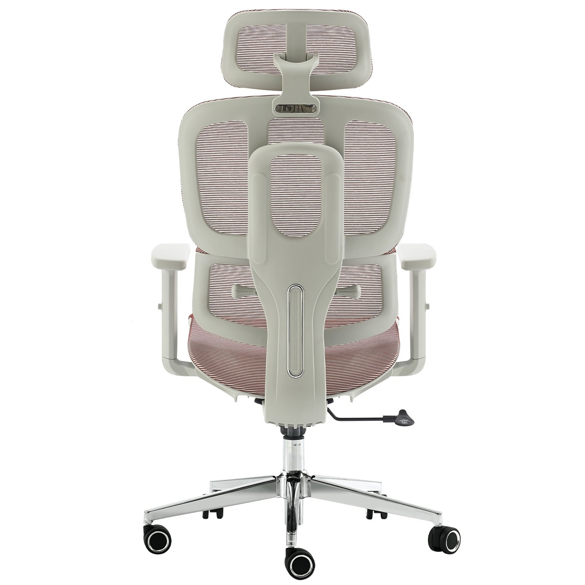 Cadeira de Escritório Dr. Office Business, Mesh, 2D, Ajustável, Suporta até 120kg, Rosa Antigo, DR-CH-BNN2DPF