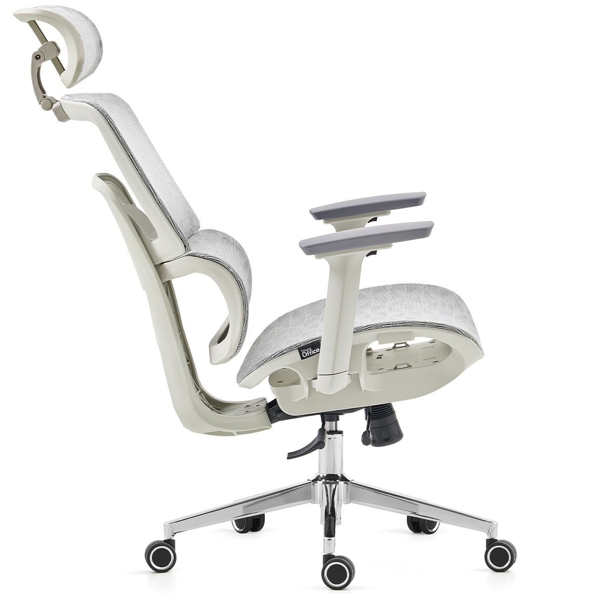 Cadeira de Escritório Dr. Office Business Pro, Cinza, Mesh, 3D, Altura Ajustável, DR-CH-BPR3DGH