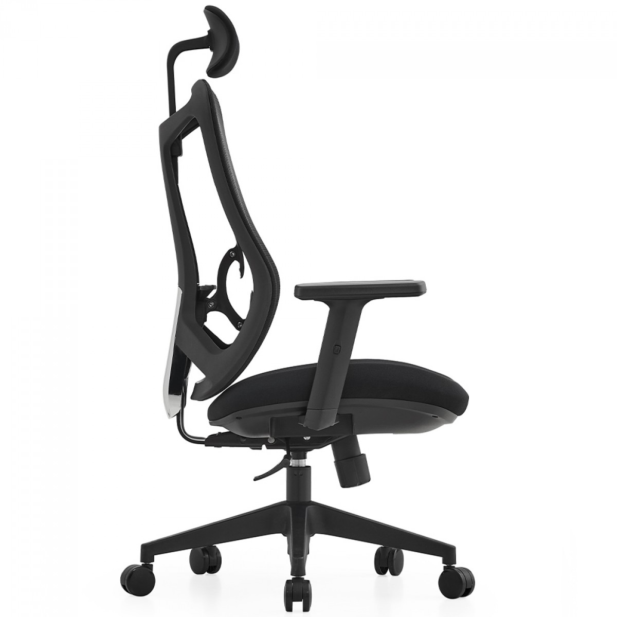 Cadeira de Escritório Dr. Office Easy Pro, Preta, Mesh, Ajustável, DR-CH-EPR1DBF