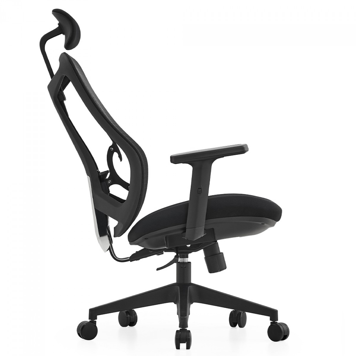 Cadeira de Escritório Dr. Office Easy Pro, Preta, Mesh, Ajustável, DR-CH-EPR1DBF