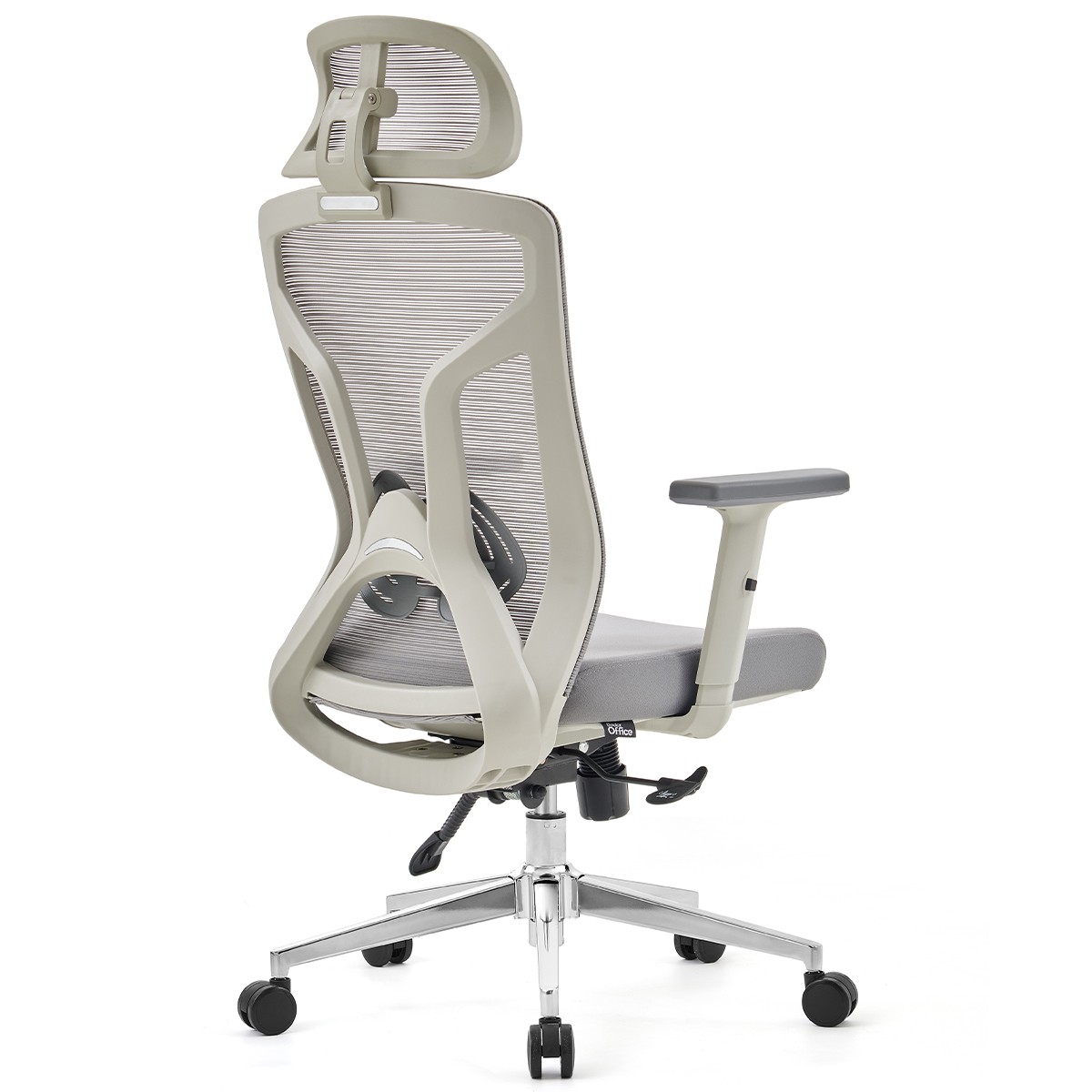 Cadeira de Escritório Dr. Office Ergo Pro, Cinza, Mesh, Altura Ajustável, DR-CH-EPR2DGH