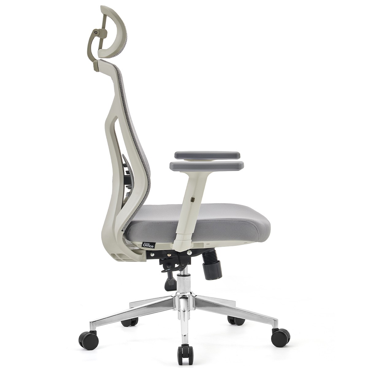 Cadeira de Escritório Dr. Office Ergo Pro, Cinza, Mesh, Altura Ajustável, DR-CH-EPR2DGH