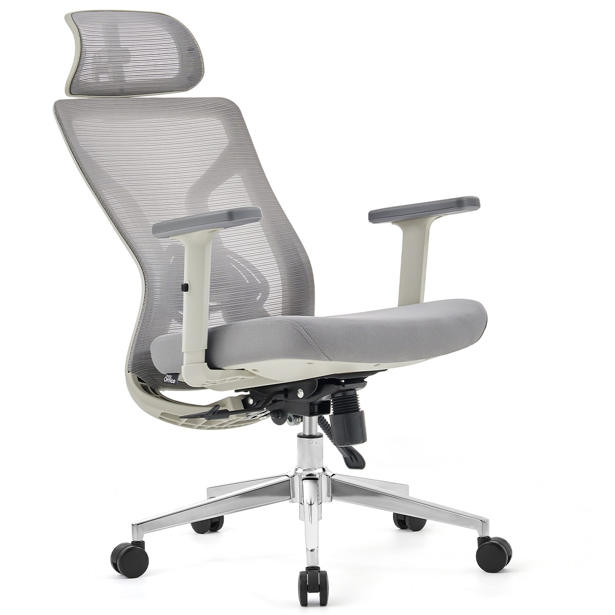 Cadeira de Escritório Dr. Office Ergo Pro, Cinza, Mesh, Altura Ajustável, DR-CH-EPR2DGH