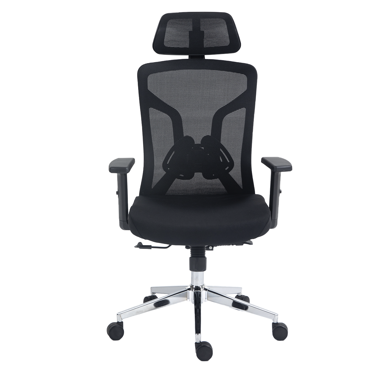 Cadeira de Escritório Dr. Office Ergo Pro, Preta, Mesh, Altura Ajustável