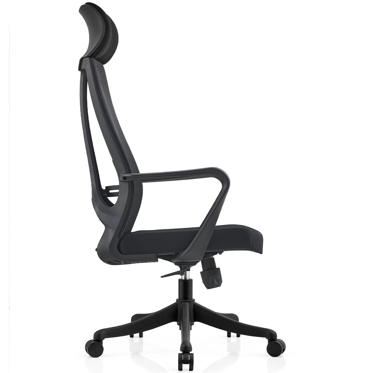 Cadeira De Escritório Dr. Office Flex, Preta, Mesh, Altura Ajustável, DR-CH-FXN0DB