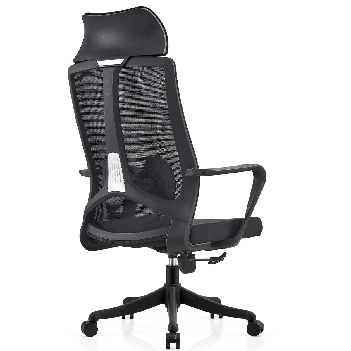 Cadeira De Escritório Dr. Office Flex, Preta, Mesh, Altura Ajustável, DR-CH-FXN0DB