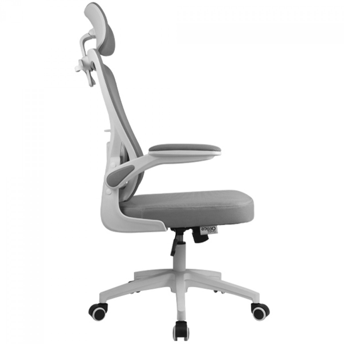 Cadeira De Escritório Dr. Office Handy, Ajustável, Ergonômica, Mesh, Cinza, DR-CH-HDN1DWG