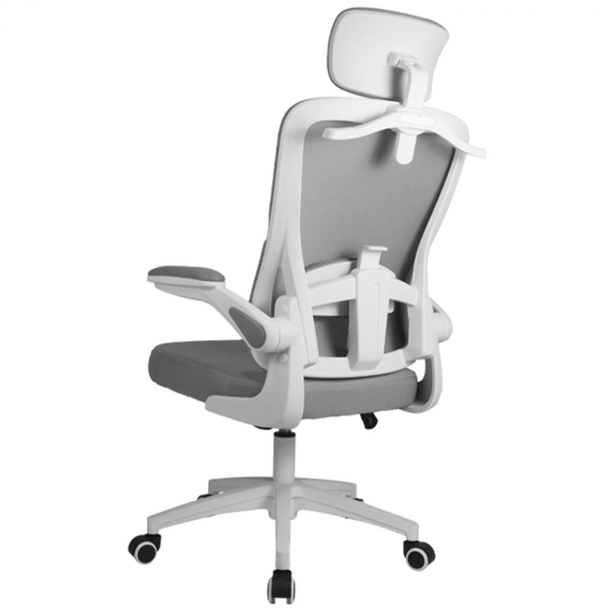 Cadeira De Escritório Dr. Office Handy, Ajustável, Ergonômica, Mesh, Cinza, DR-CH-HDN1DWG