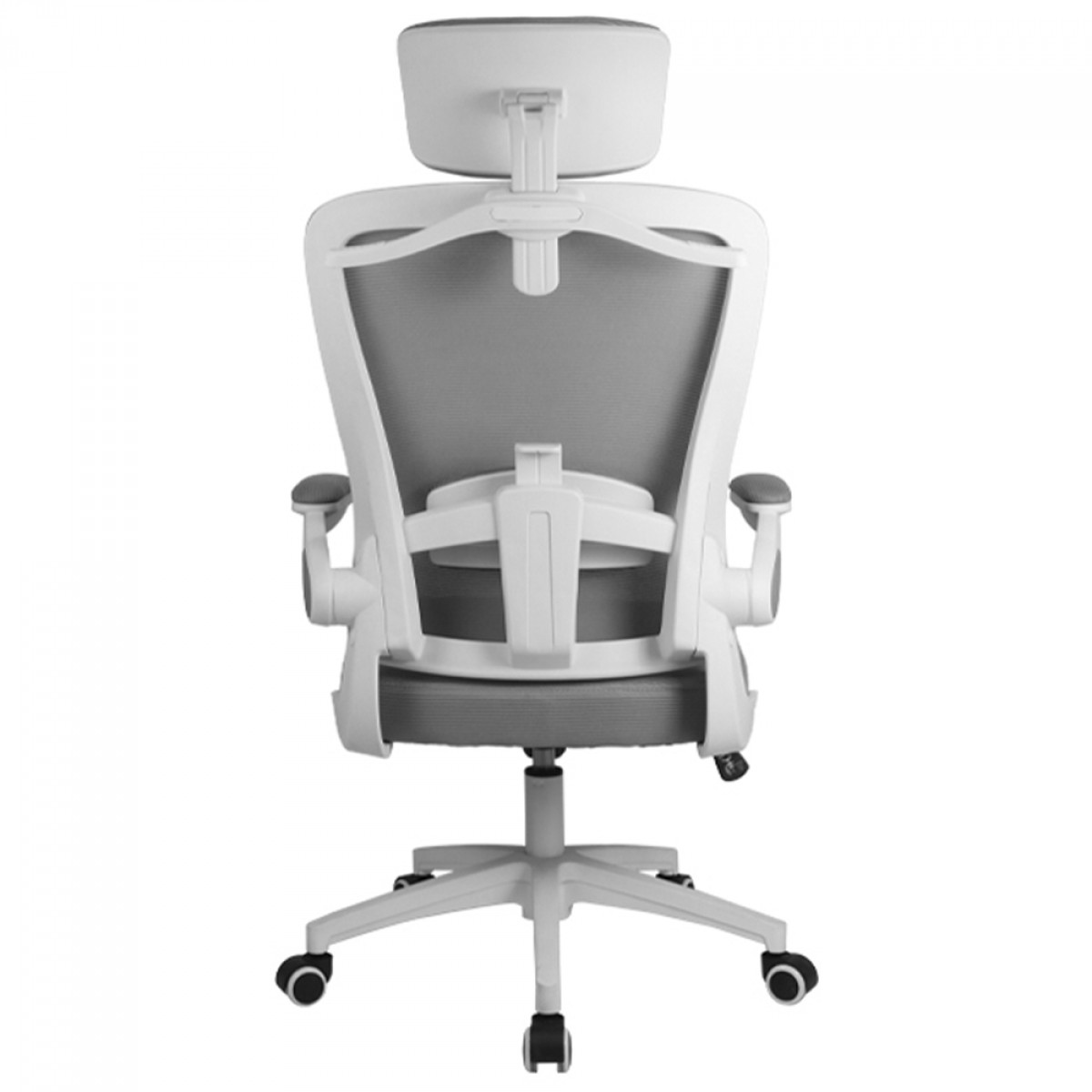 Cadeira De Escritório Dr. Office Handy, Ajustável, Ergonômica, Mesh, Cinza, DR-CH-HDN1DWG