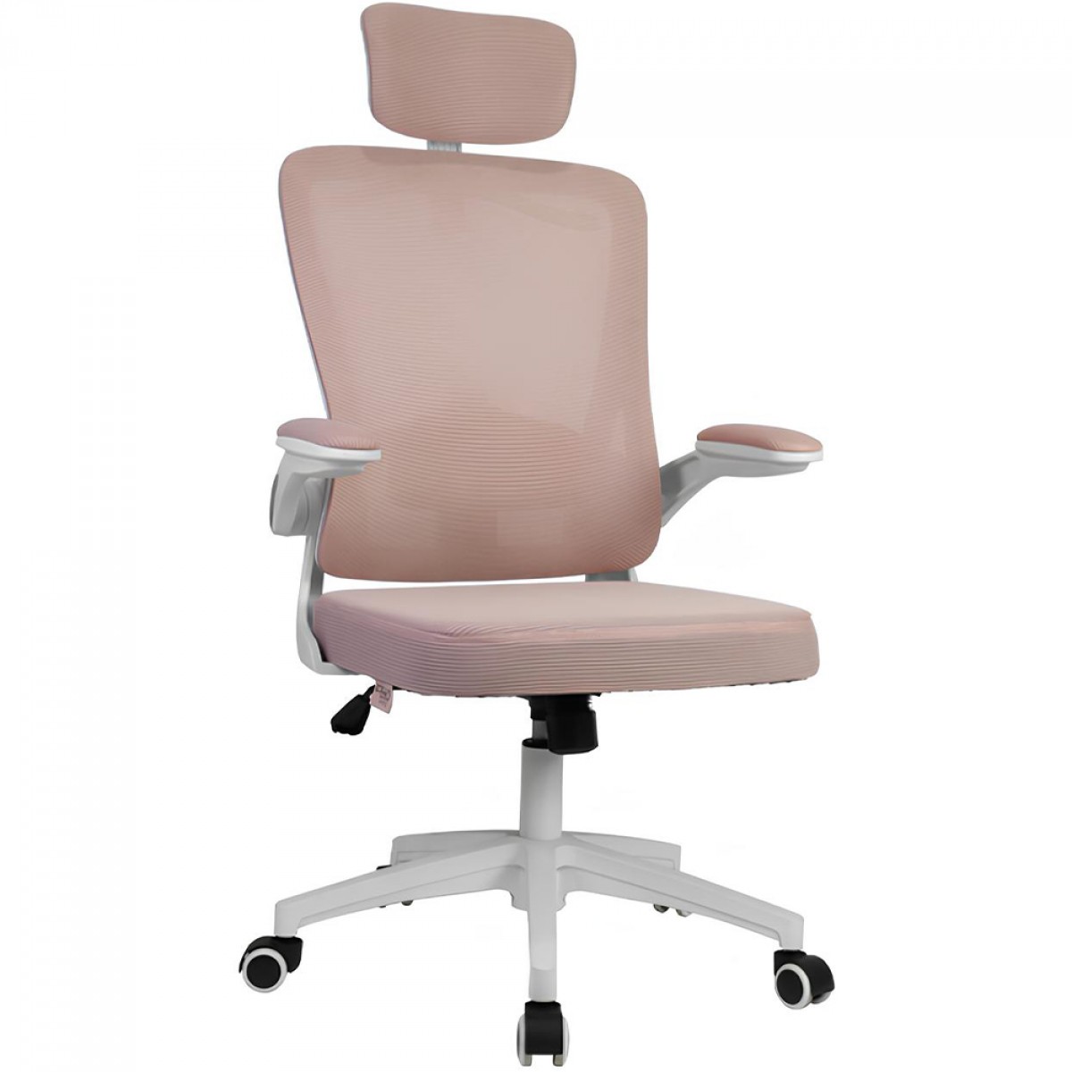 Cadeira De Escritório Dr. Office Handy, Ajustável, Ergonômica, Mesh, Rosa, DR-CH-HDN1DWP