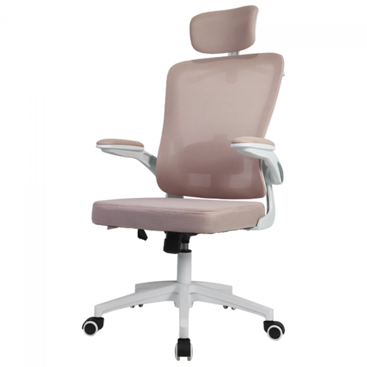 Cadeira De Escritório Dr. Office Handy, Ajustável, Ergonômica, Mesh, Rosa, DR-CH-HDN1DWP