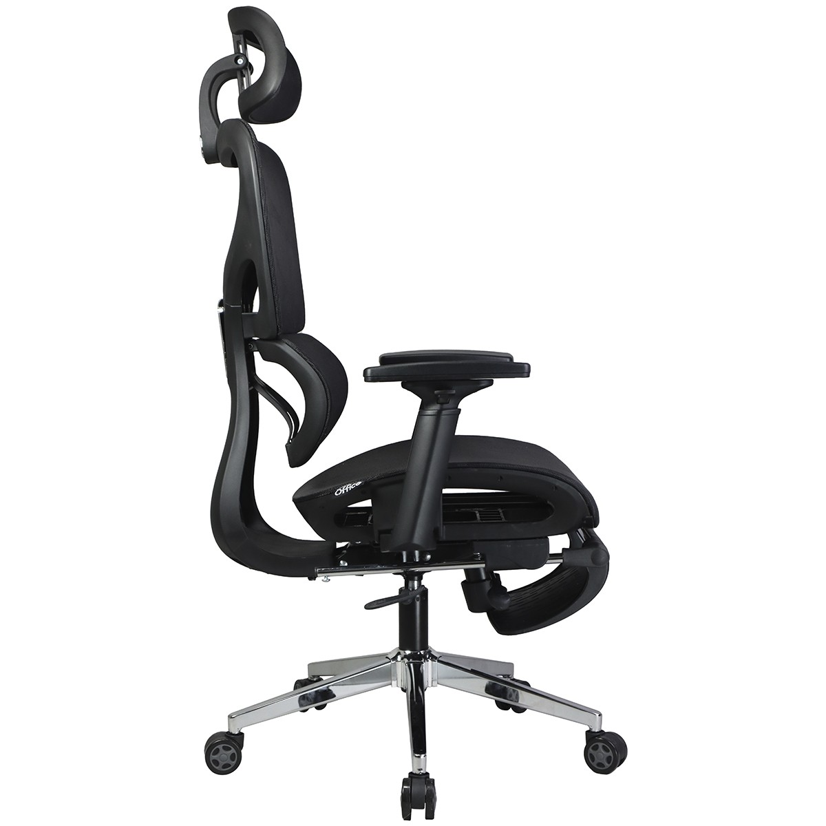 Cadeira de Escritório Dr. Office Master, Mesh, Ajustável, 3D, Preta, DR-CH-MTR3DBF