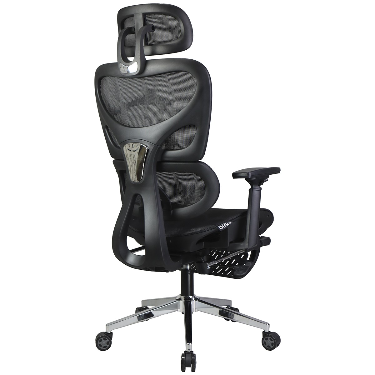 Cadeira de Escritório Dr. Office Master, Mesh, Ajustável, 3D, Preta, DR-CH-MTR3DBF