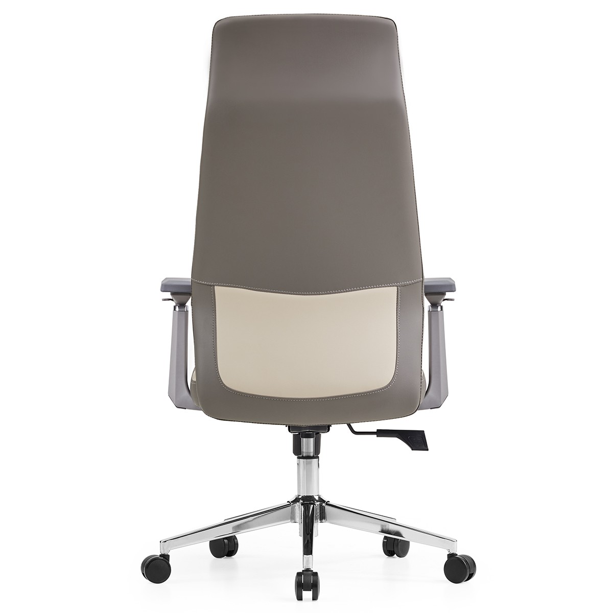 Cadeira de Escritório Dr. Office Neo, Ajustável, 3D, Reclinável, Bege e Cinza, DR-CH-NER3DGBL