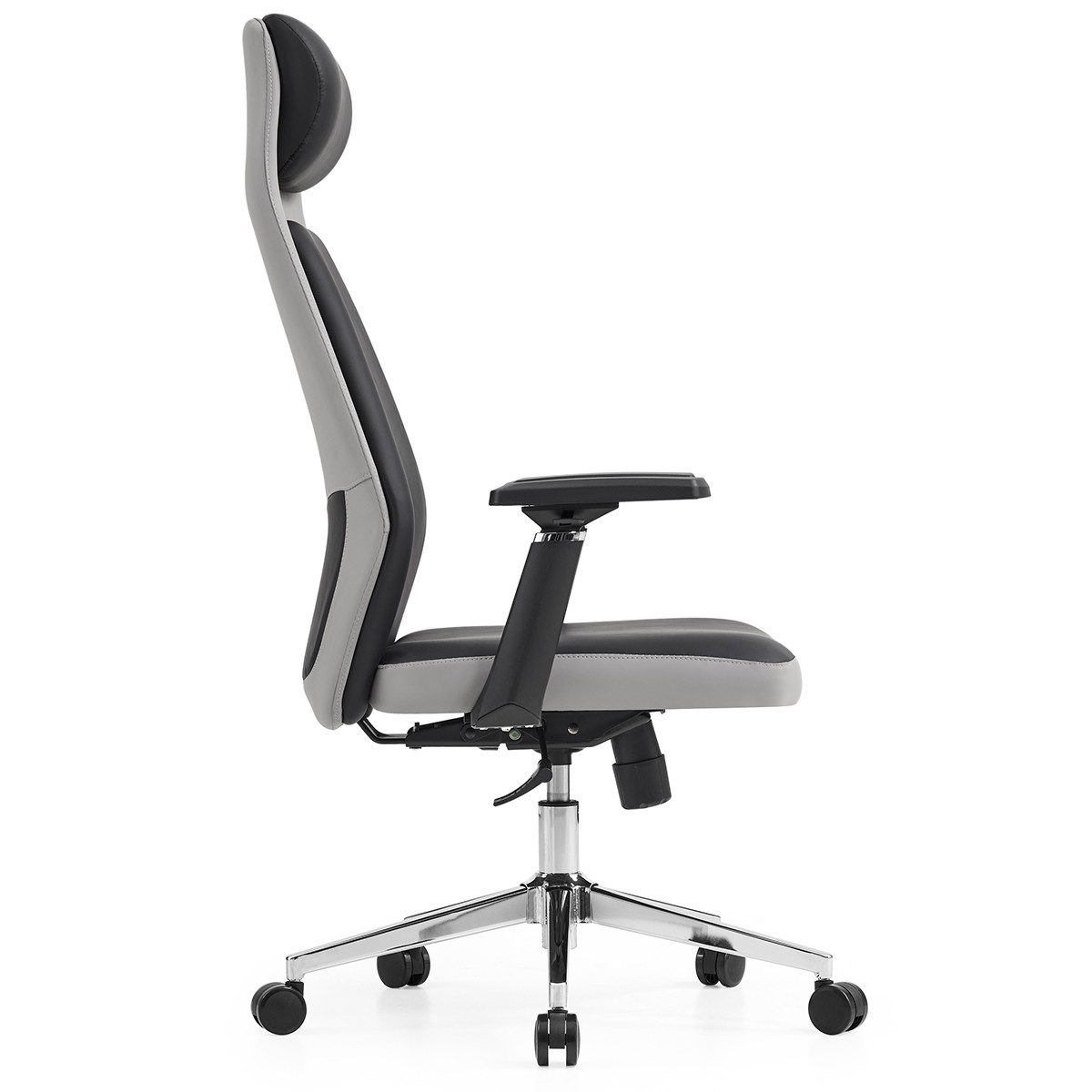 Cadeira de Escritório Dr. Office Neo, Ajustável, 3D, Reclinável, Preto e Cinza, DR-CH-NER3DBGL