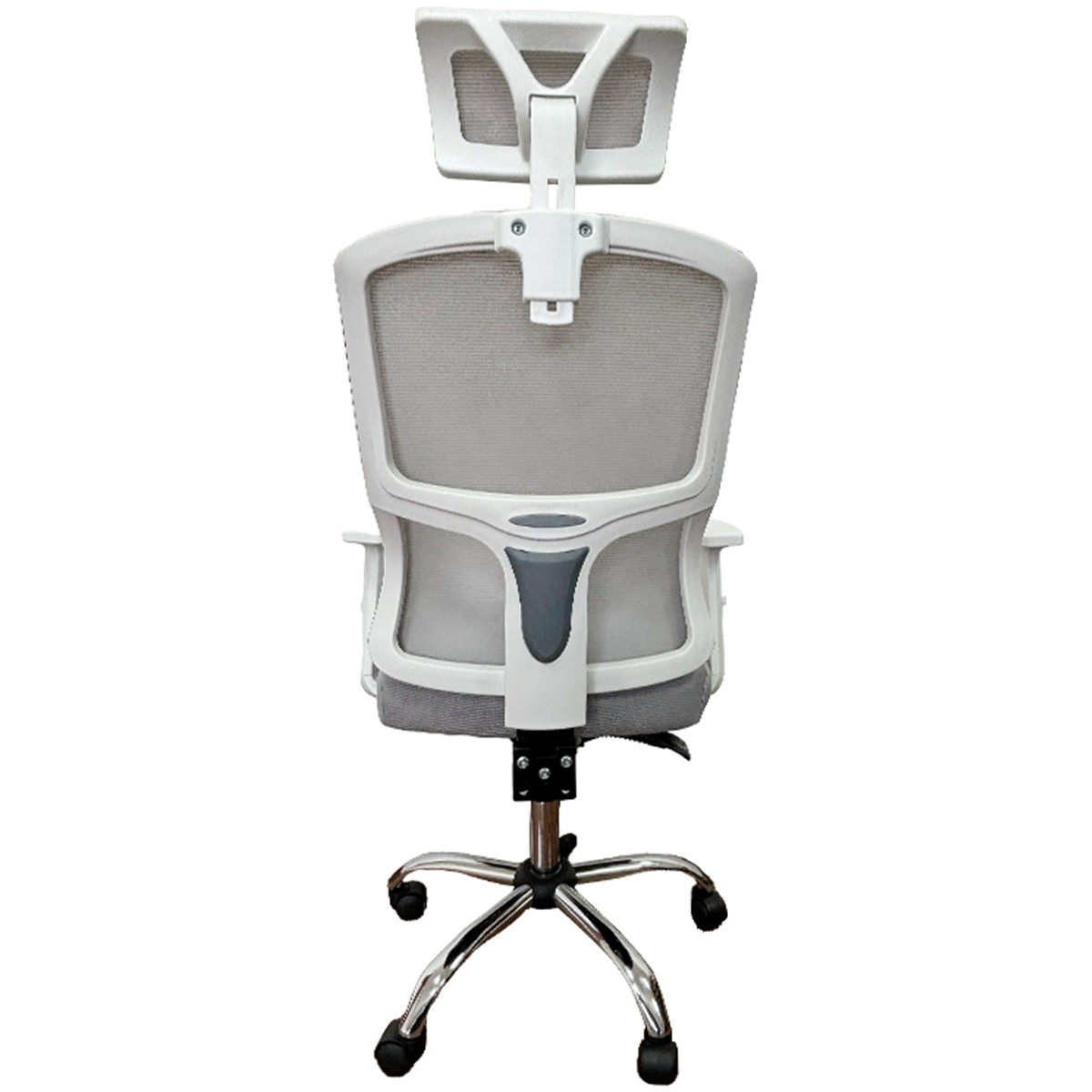 Cadeira De Escritório Dr. Office Prime, Mesh, Altura Ajustável, Cinza, DR-CH-PMN0DWF