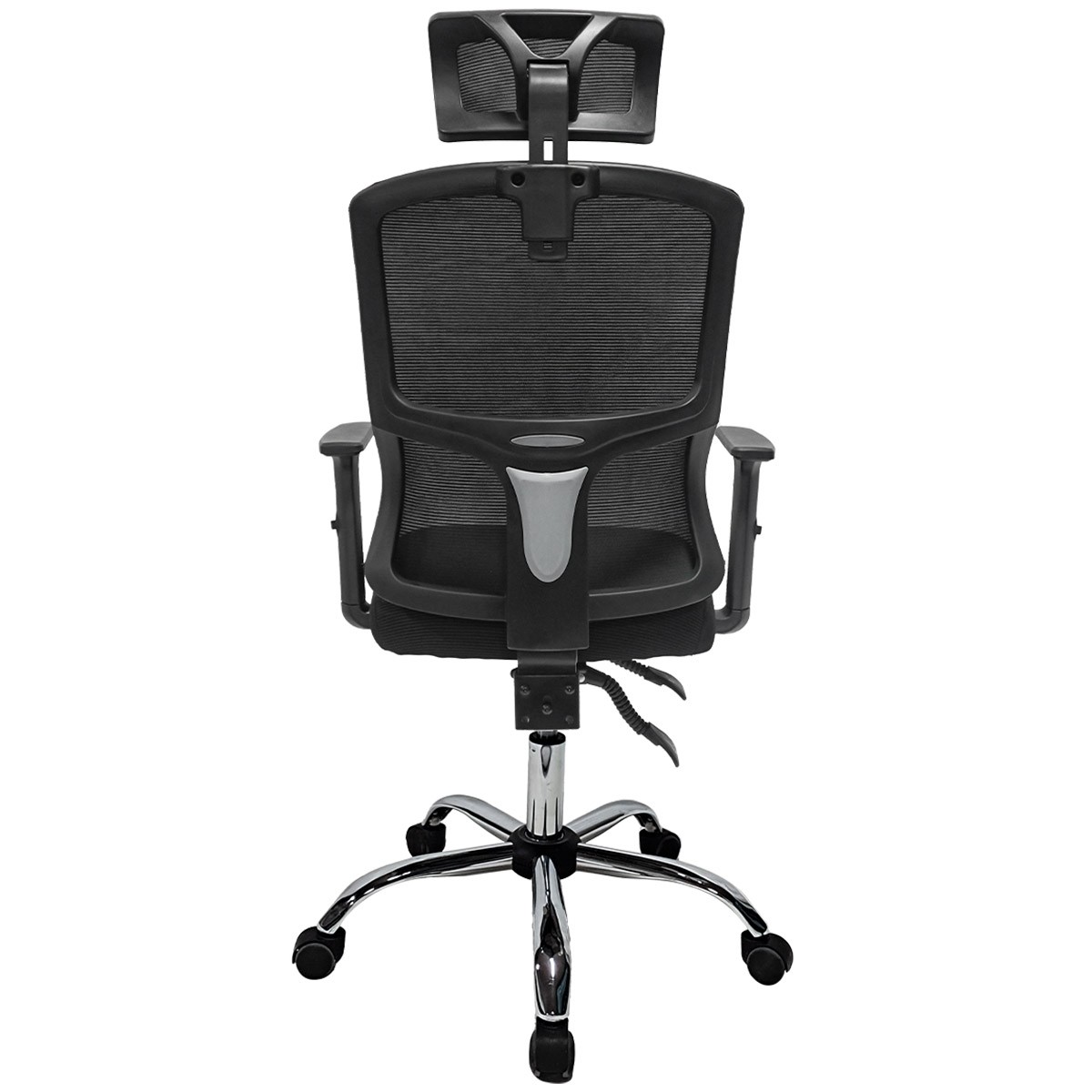 Cadeira De Escritório Dr. Office Prime, Preta, Mesh, Altura Ajustável, DR-CH-PMN0DBF