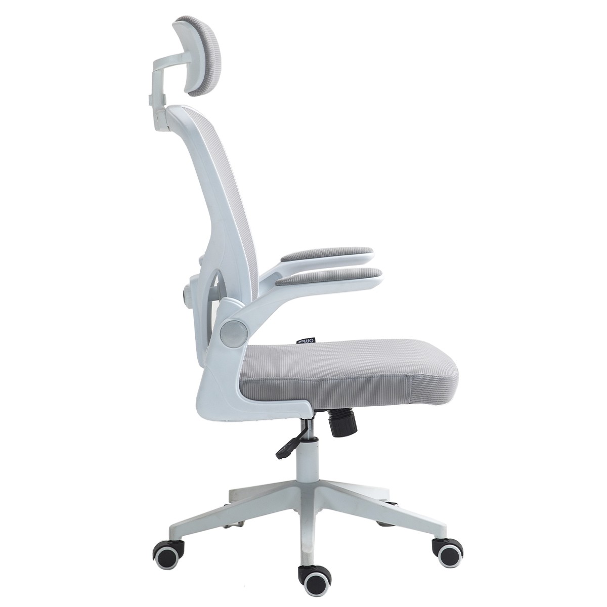 Cadeira de Escritório Dr. Office Work, Cinza, Mesh, DR-CH-WKR3DG