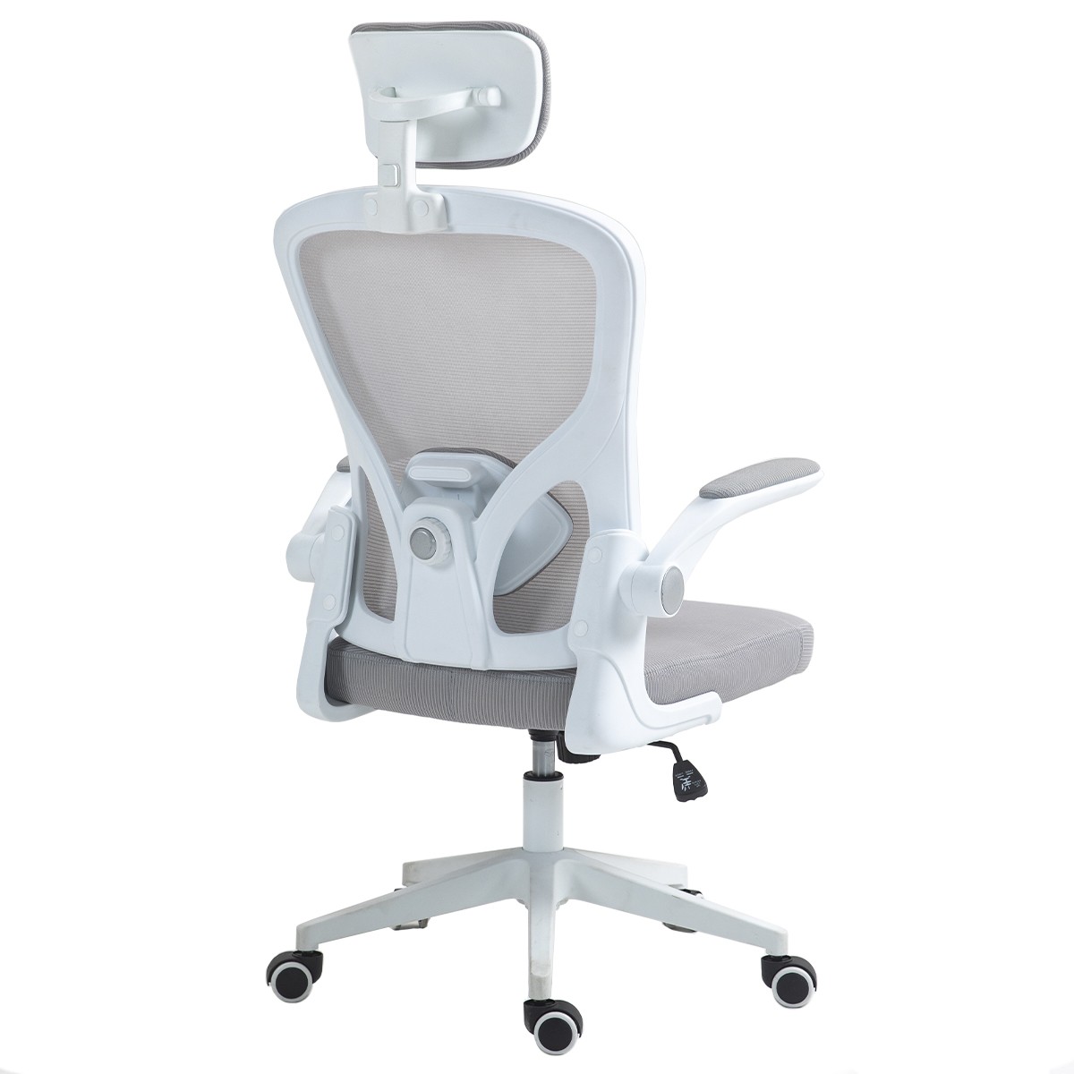 Cadeira de Escritório Dr. Office Work, Cinza, Mesh, DR-CH-WKR3DG