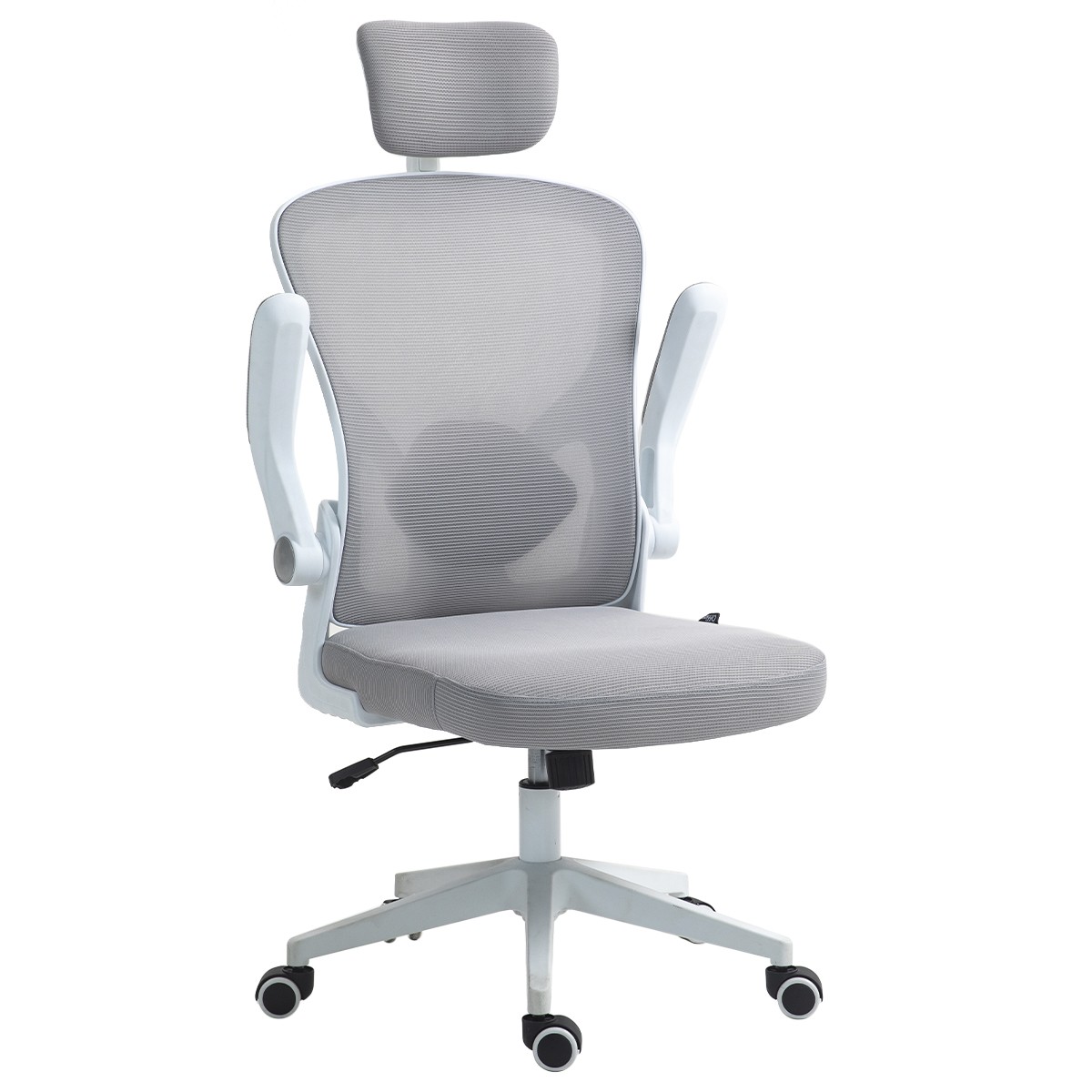 Cadeira de Escritório Dr. Office Work, Cinza, Mesh, DR-CH-WKR3DG