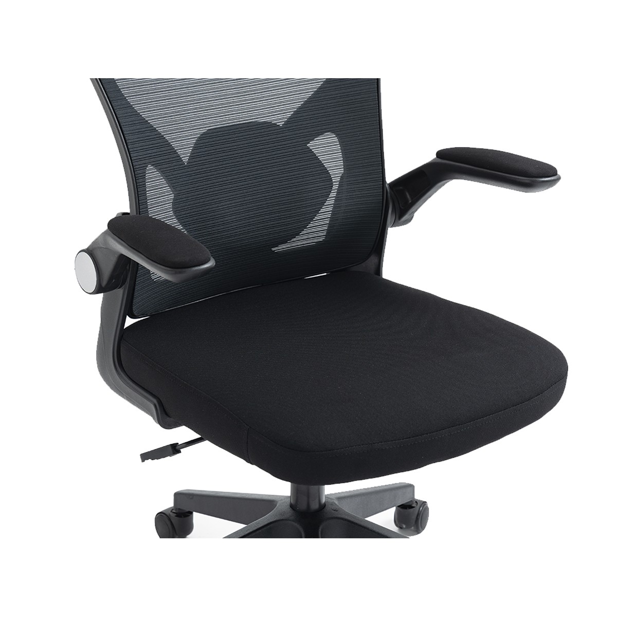 Cadeira de Escritório Dr. Office Work, Preta, Mesh, DR-CH-WKR2DB