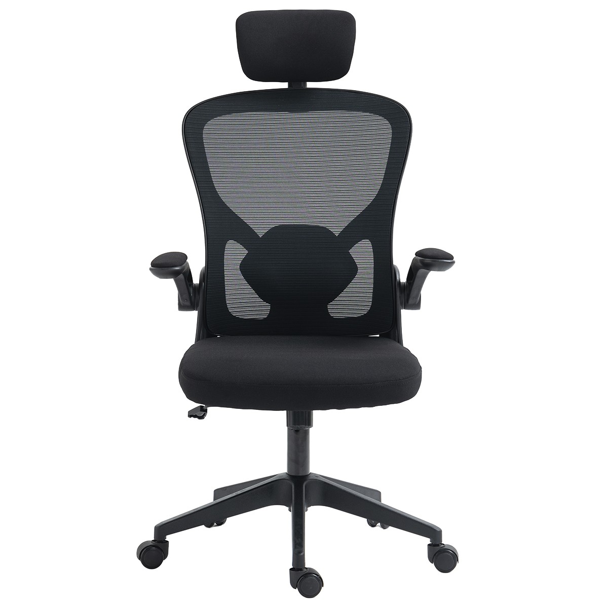 Cadeira de Escritório Dr. Office Work, Preta, Mesh, DR-CH-WKR2DB