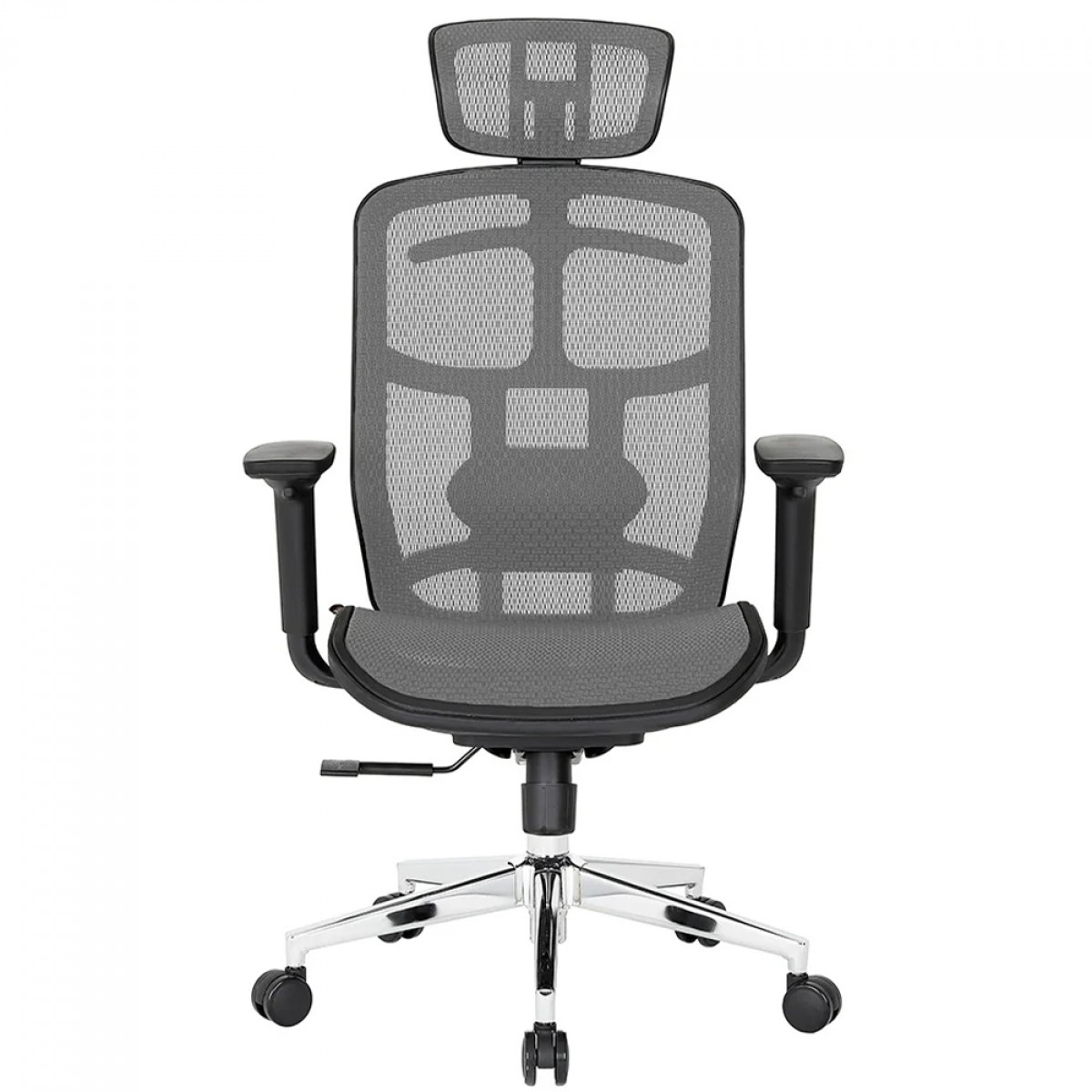 Cadeira De Escritório DT3 Diana V2, Ajustável, Ergonômica, 3D, Mesh, Cinza e Preto, 14513-4